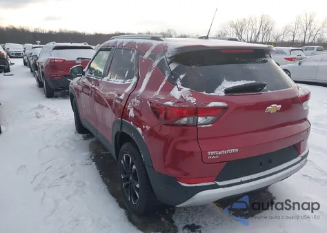 2021 Chevrolet Trailblazer Awd Lt z USA, uszkodzony, nr VIN KL79MRSL5MB104627